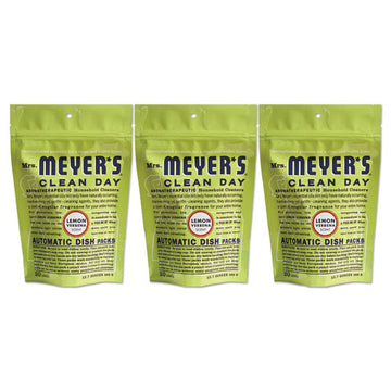 Mrs. Meyer's® Automatic Dish Detergent, Lemon, 12.7 Oz Pack, 20-pack, 6-carton freeshipping - TVN Wholesale